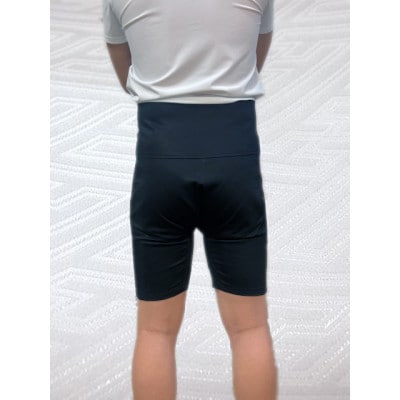 【糸よし】腹当兼用ズボン型半股引 (黒)LLサイズ