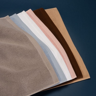 【泉州タオル】ROSHICHI ホテル仕様バスマット3枚セット / ミスティブルー