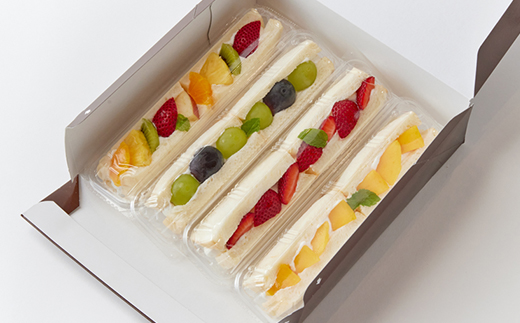 【冷凍4個】フルーツ専門店が作る　季節のフルーツサンド【配送不可地域：離島】