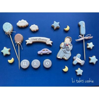 【シルエットセット】オーダーメイドアイシングクッキー　〈リルタハティクッキー〉