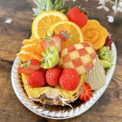 【店舗お引き取りのみ】季節のフルーツオードブル1～2人用引換券　(オーダー品)〈大阪府高石市〉