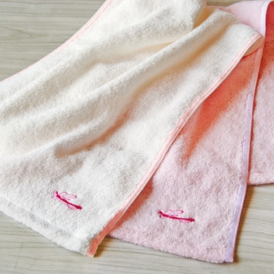 泉州タオルギフト「オリジナル天女刺繍フェイスタオル」2枚