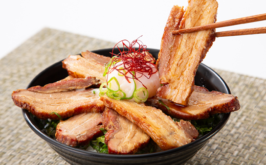 【ブロック1.1kg】備長炭焼 自家製　炭火焼き豚　秘伝タレ付き【配送不可地域：離島】