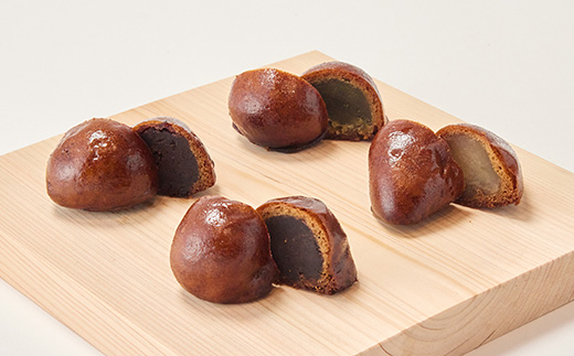 御和菓子司　壽屋のかりんとう饅頭(こし餡・つぶ餡・抹茶・いも餡)4種類セレクト　お茶菓子やおやつに!