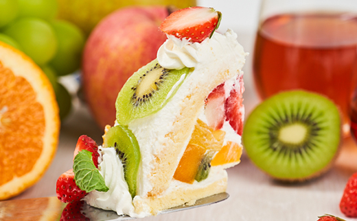 フルーツshopこだわり　フルーツゴロゴロドームケーキ　オーダー品(店頭受け取りのみ)