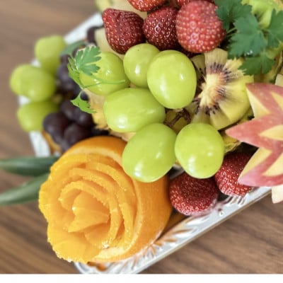 【店舗お引き取りのみ】季節のフルーツオードブル3～4人用引換券　(オーダー品)〈大阪府高石市〉