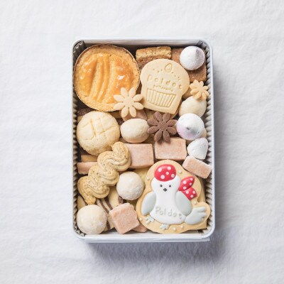 【贈答品】シマエナガのドットちゃん シマエナガファン必見!かわいすぎて食べられないクッキー缶 #02