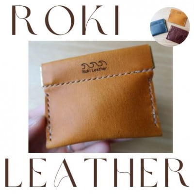 【キャメル】馬革　コインケース