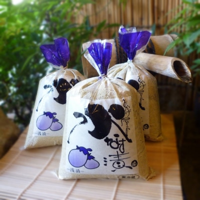 【おかげ屋の水なす漬】旬の野菜にこだわる八百屋が特製のぬかで作ったお漬物　6個入【配送不可地域：離島】