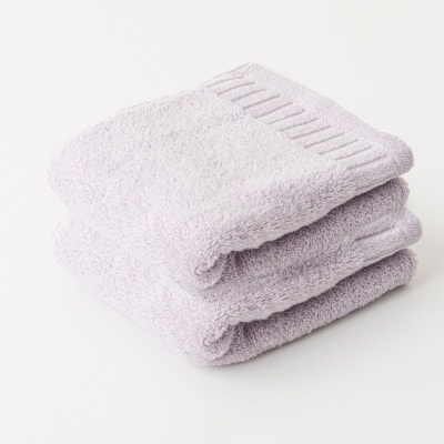 レイユールフェイスタオル2枚組(ライラック)