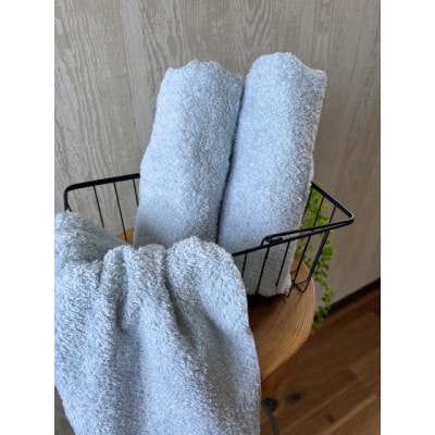 泉州タオル　ホテル仕様カラータオル≪サックス≫同色3枚セット