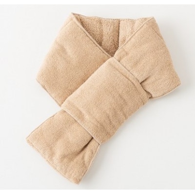 首元ホカホカ ネックウォームマフラー(モカ)