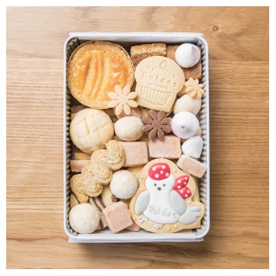 【贈答品】シマエナガのドットちゃん シマエナガファン必見!かわいすぎて食べられないクッキー缶 #02