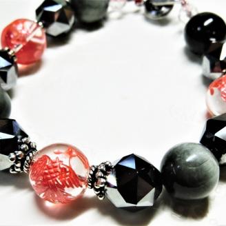 天然石ブレスレット 「不死鳥」【007A-032】