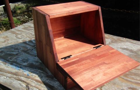 手作り木製 小さなお仏壇ライティングデスク （前倒し）タイプ【007A-040】