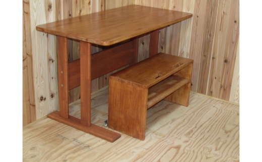 手作り 木製 ダイニングテーブル Ver.2 ※お届け不可地域あり【007A-056】