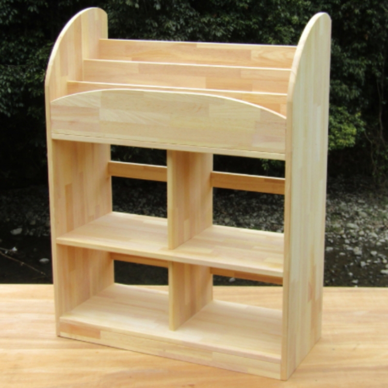 手作り木製 ランドセルが収納できる絵本棚 ※お届け不可地域あり【007A-066】