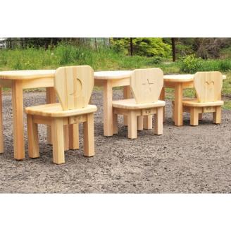 手作り 木製 お子様用 、 机 ・ いす セット Ver.2 Lサイズ【007B-114】