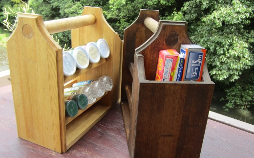 キッチン・アウトドアに便利！スパイスラック【007C-072】