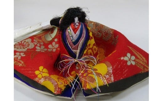 身近に置けるかわいい箱雛お花付きE【007C-092】