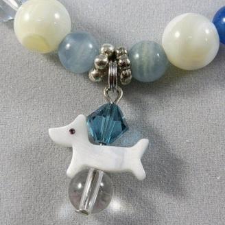 オリジナルブレスレット「犬と散歩」【007D-052】