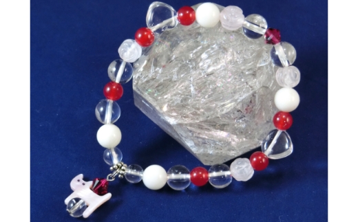 オリジナルブレスレット「やっぱり猫にLOVE」【007D-054】