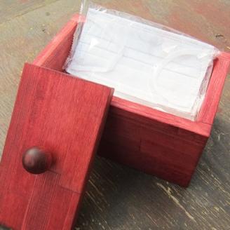 手作り 木製 マスク ストッカー【007D-063】