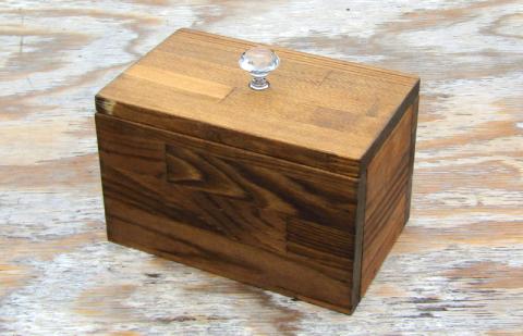 手作り木製 小物入れにもなるマスクストッカー【007D-086】