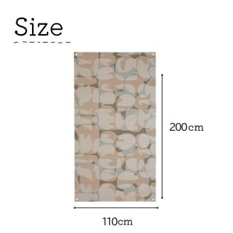 再生紙でできた丈夫で軽いピクニックラグ バーズ ピンク L（30620） ※お届け不可地域あり【021D-004】