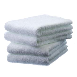 【泉州タオル】吸水力と肌触りが自慢のデイリーユースバスタオル ホワイト 4枚 ※お届け不可地域あり【039D-252】