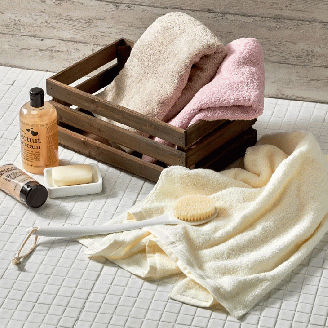 【泉州タオル】甘撚り カラーバスタオル ライトブルー 3枚 ※お届け不可地域あり【039D-142】