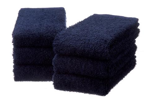 【泉州タオル】吸水力と肌触りが自慢のデイリーユースロングタオル ネイビー6枚 ※お届け不可地域あり【039D-173】