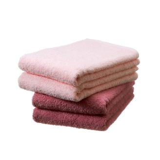 【泉州タオル】吸水力と肌触りが自慢のデイリーユースバスタオル ライトピンク・紅梅 4枚 ※お届け不可地域あり【039D-259】