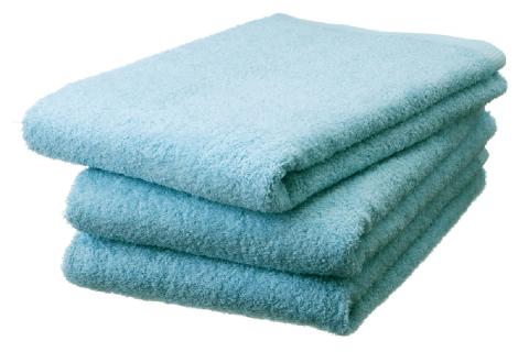 【泉州タオル】吸水力と肌触りが自慢のデイリーユース大判バスタオル スカイブルー3枚 ※お届け不可地域あり【039D-214】