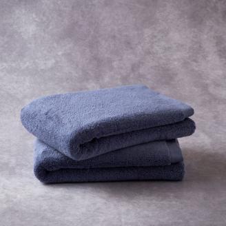 【泉州タオル】泉州美人バスタオル2枚（青藍） ※お届け不可地域あり【039D-225】