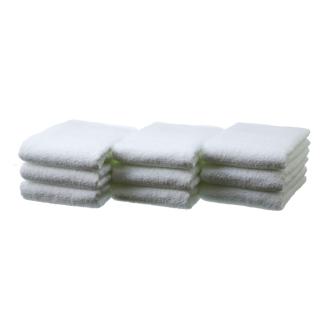 【泉州タオル】吸水力と肌触りが自慢のデイリーユースバスタオル ホワイト 9枚 ※お届け不可地域あり【039D-238】