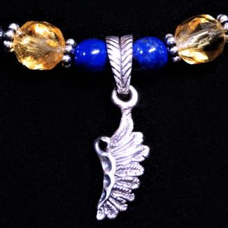 天然石ネックレス 「飛翔」【007B-059】