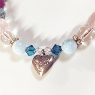 天然石ブレスレット「十字（クロス）」【007B-065】