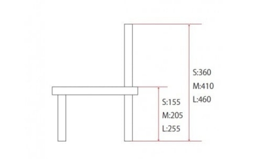 手作り 木製 お子様用、机・いすセット Ver.2 Sサイズ【007B-096】