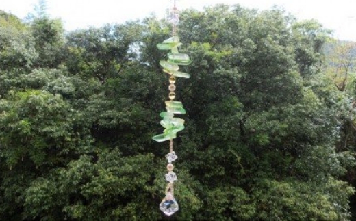 オリジナル天然石サンキャッチャー「Fairy blink～妖精の瞬き～」【007C-051】