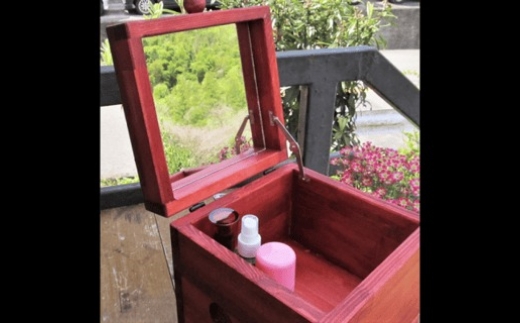 手作り木製 姫鏡台α【007C-096】