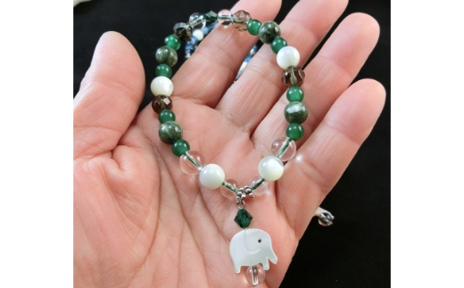 オリジナルブレスレット 「神話の象」【007D-055】