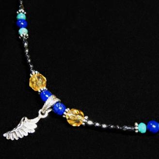 天然石ネックレス 「飛翔」【007B-059】