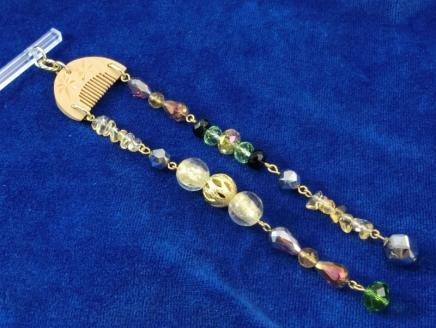 天然石簪（かんざし）「雷光の轟輝（とどろき）」【007B-073】