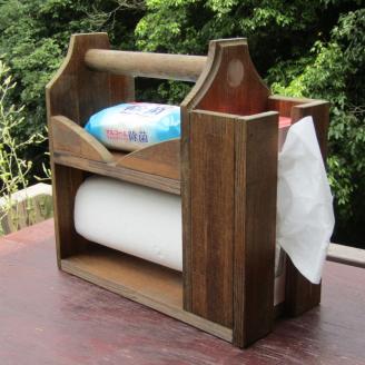 キッチン・アウトドアに便利！ペーパーラックL【007C-062】