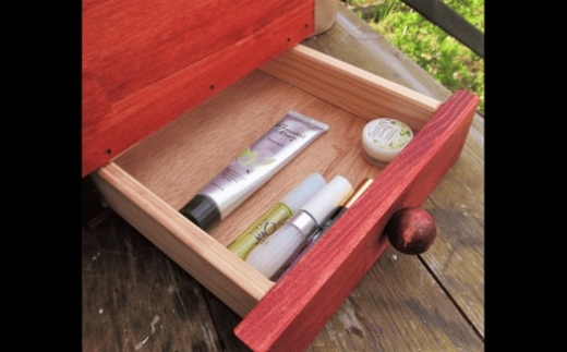 手作り木製 姫鏡台α【007C-096】