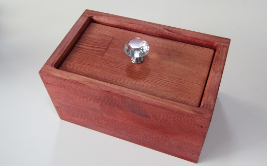 手作り 木製 マスク ストッカー クリスタル ノブ 仕様【007D-064】