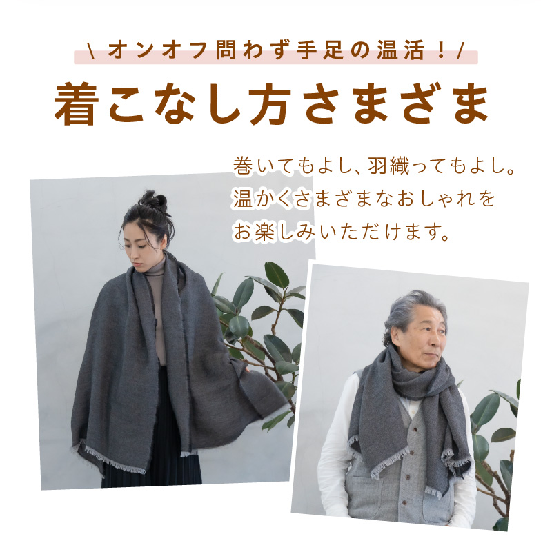 プレミアムベビーアルパカ 1重ガーゼストール BAIG-1200【011B-005】