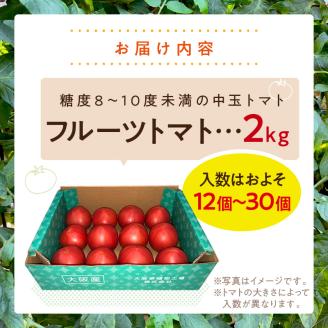 大阪泉州育ち フルーツトマト 2kg【051D-010】