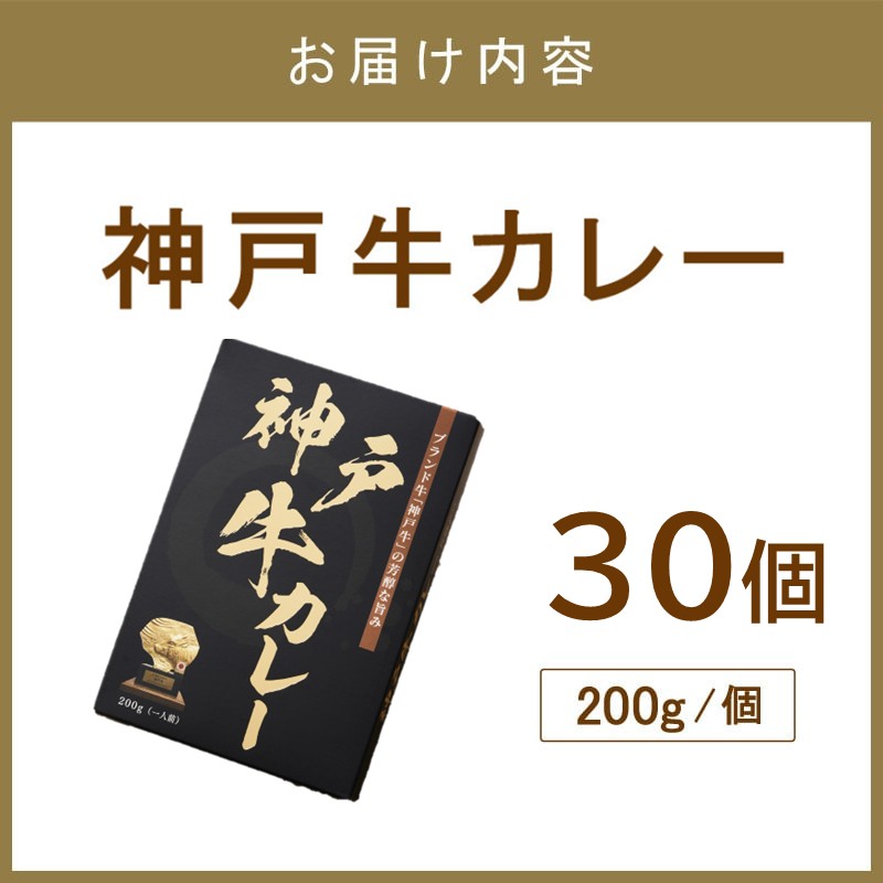 神戸牛カレー200g×30個セット【108A-005】